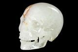 Realistic, Polished Quartz Crystal Skull #150885-2